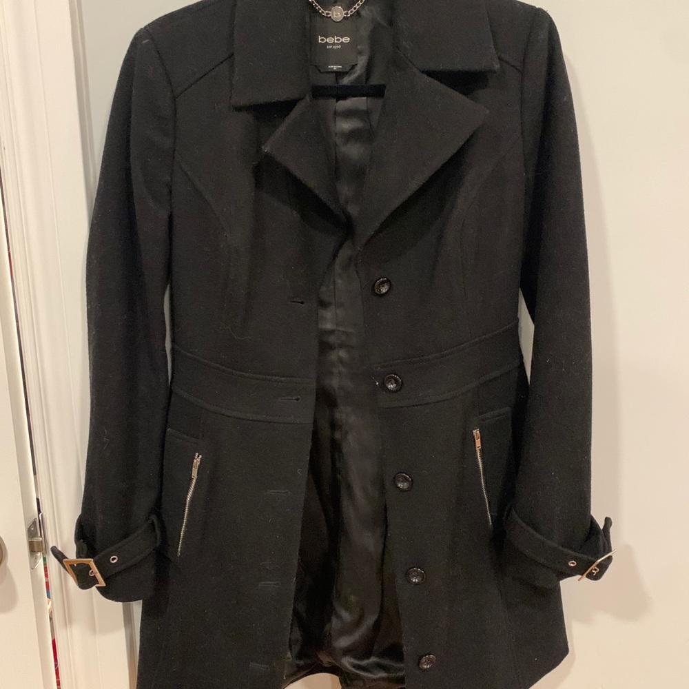 Bebe black coat